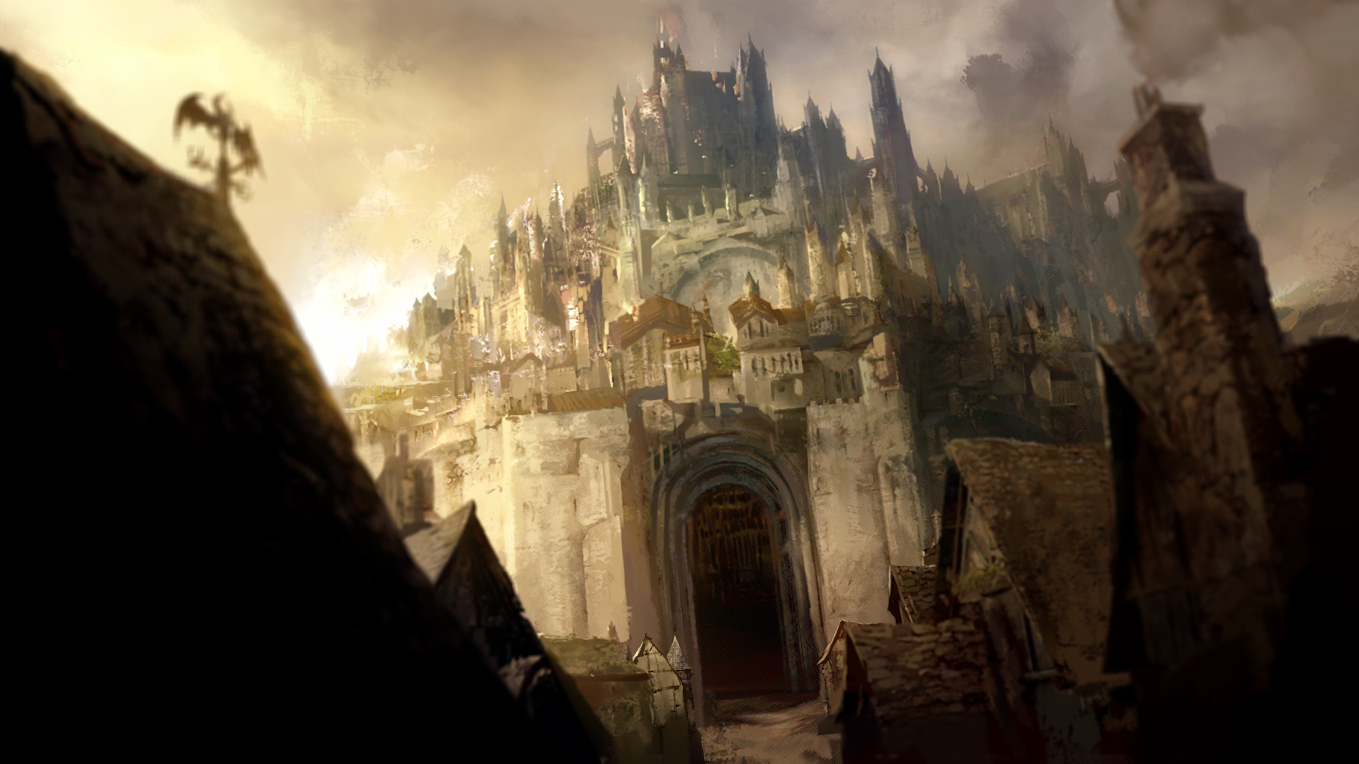 Guild Wars 2 Scenery - Guild Wars Background , HD Wallpaper & Backgrounds