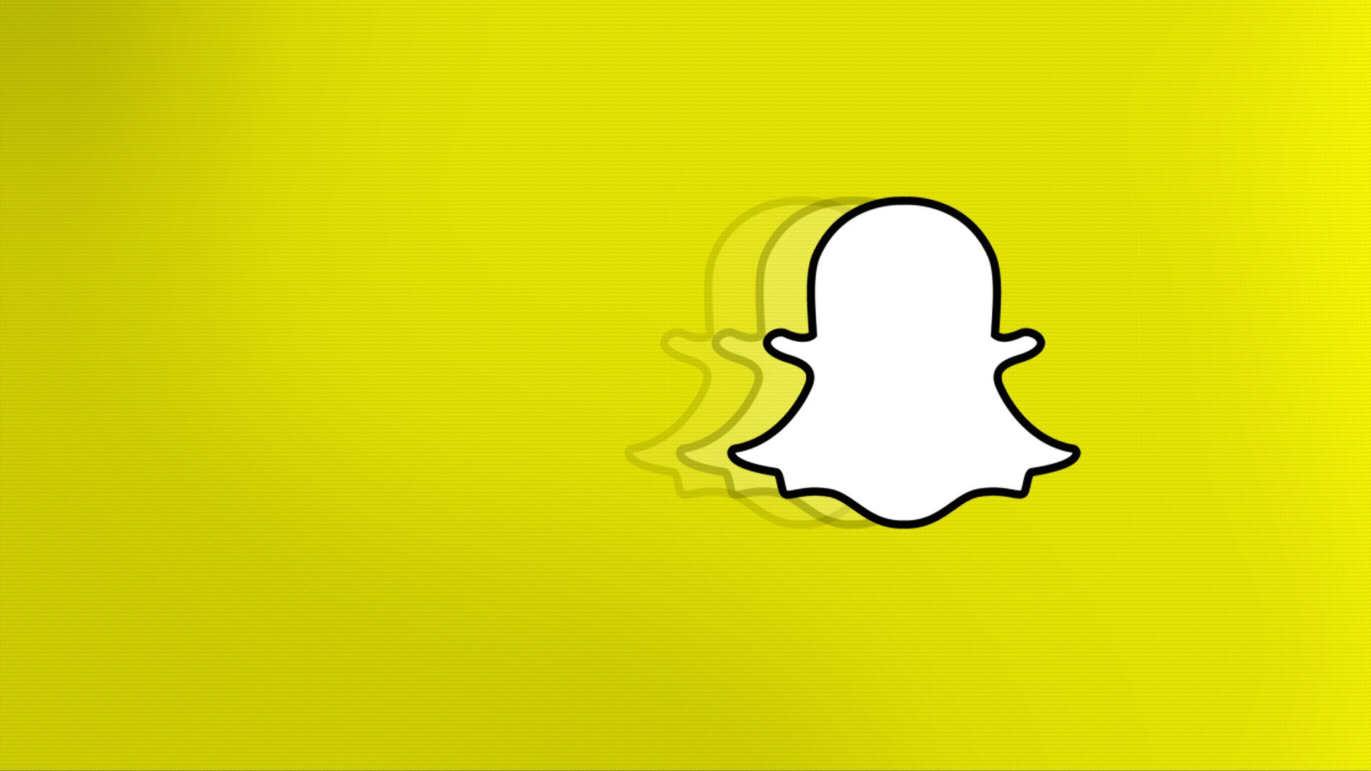 [1920 X 1080] Resolution Wallpaper Of Snapchat Logo - Snapchat , HD Wallpaper & Backgrounds