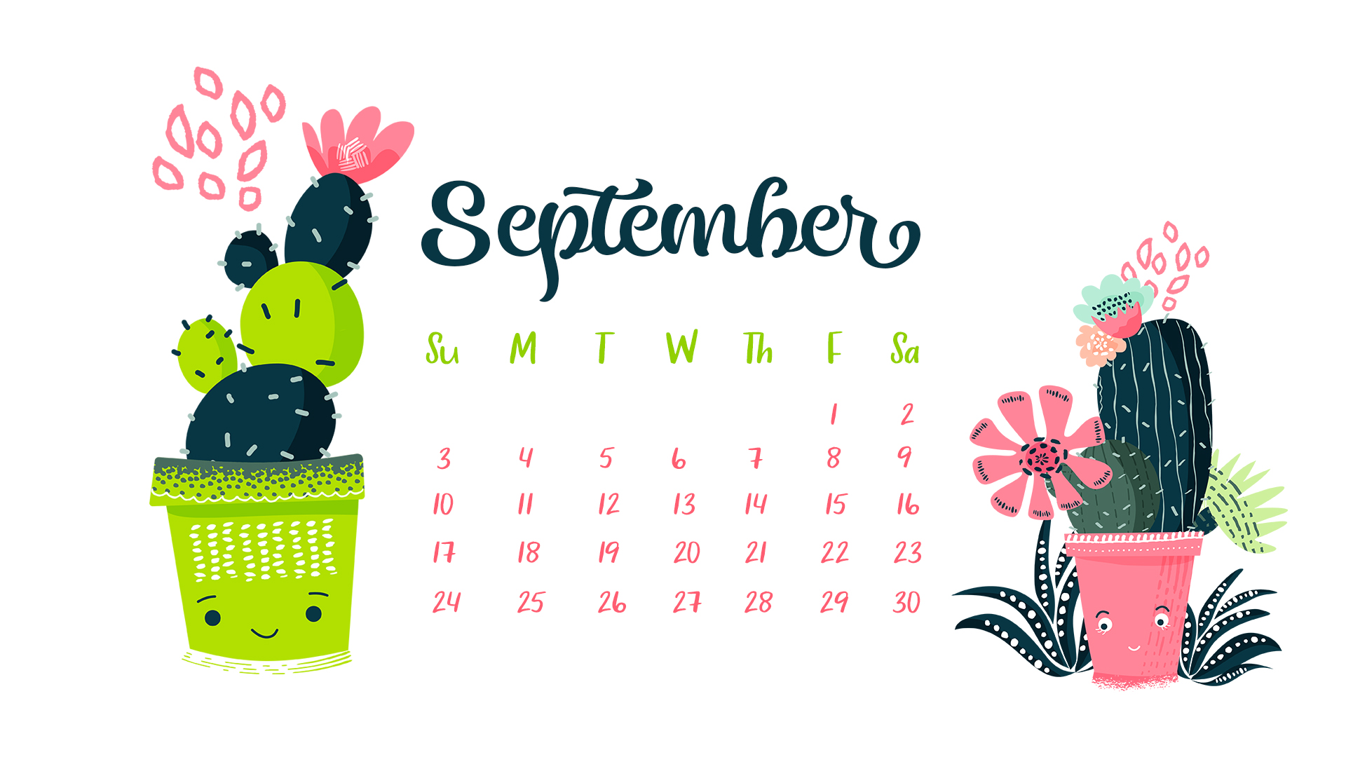 September 2017 Desktop Wallpaper - September 2018 Calendar Desktop , HD Wallpaper & Backgrounds