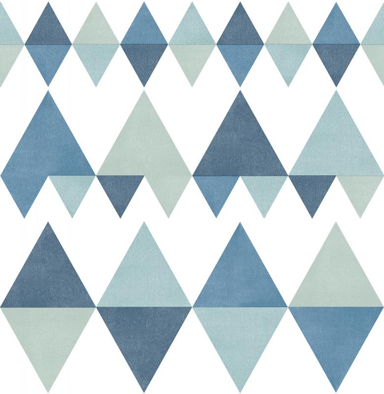Trilogy Blue Geometric Wallpaper 2821 25129 Wallpaper - Wallpaper , HD Wallpaper & Backgrounds