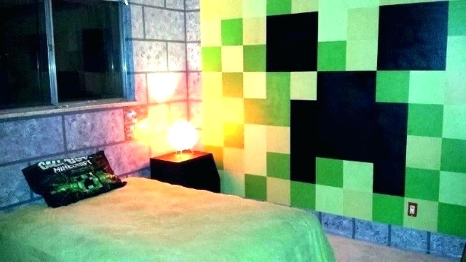 Minecraft Bedroom Ideas In Real Life Ideas For Bedroom - Minecraft Kids Rooms , HD Wallpaper & Backgrounds