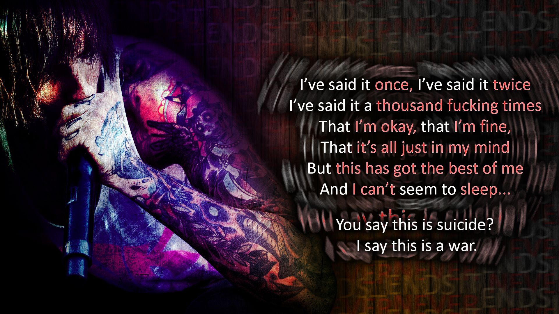 Bring Me The Horizon Wallpaper - Never Ends Bring Me The Horizon , HD Wallpaper & Backgrounds