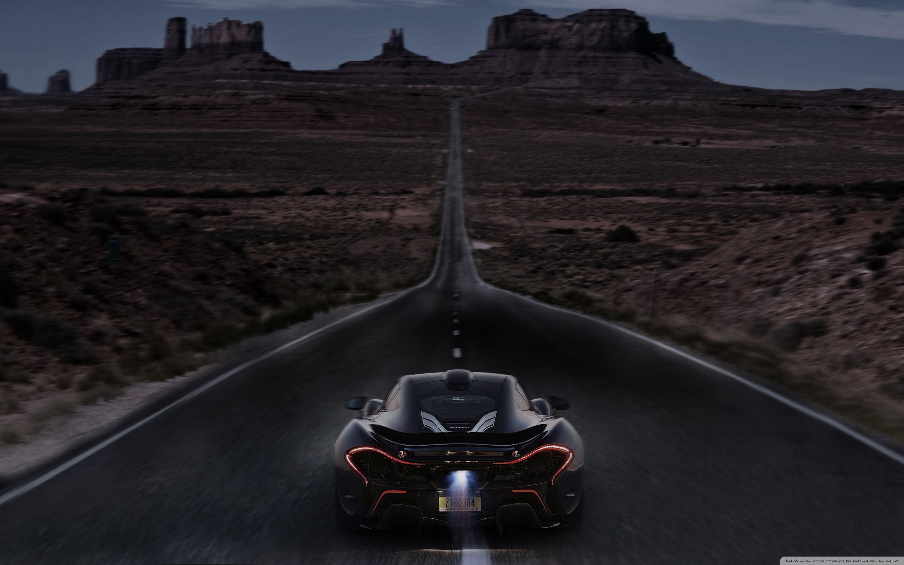 Wide - Mclaren P1 Wallpaper Black , HD Wallpaper & Backgrounds