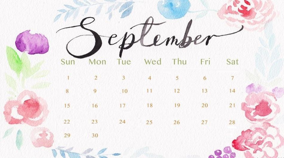 Cute September 2019 Desk Calendar - March 2019 Calendar Design , HD Wallpaper & Backgrounds