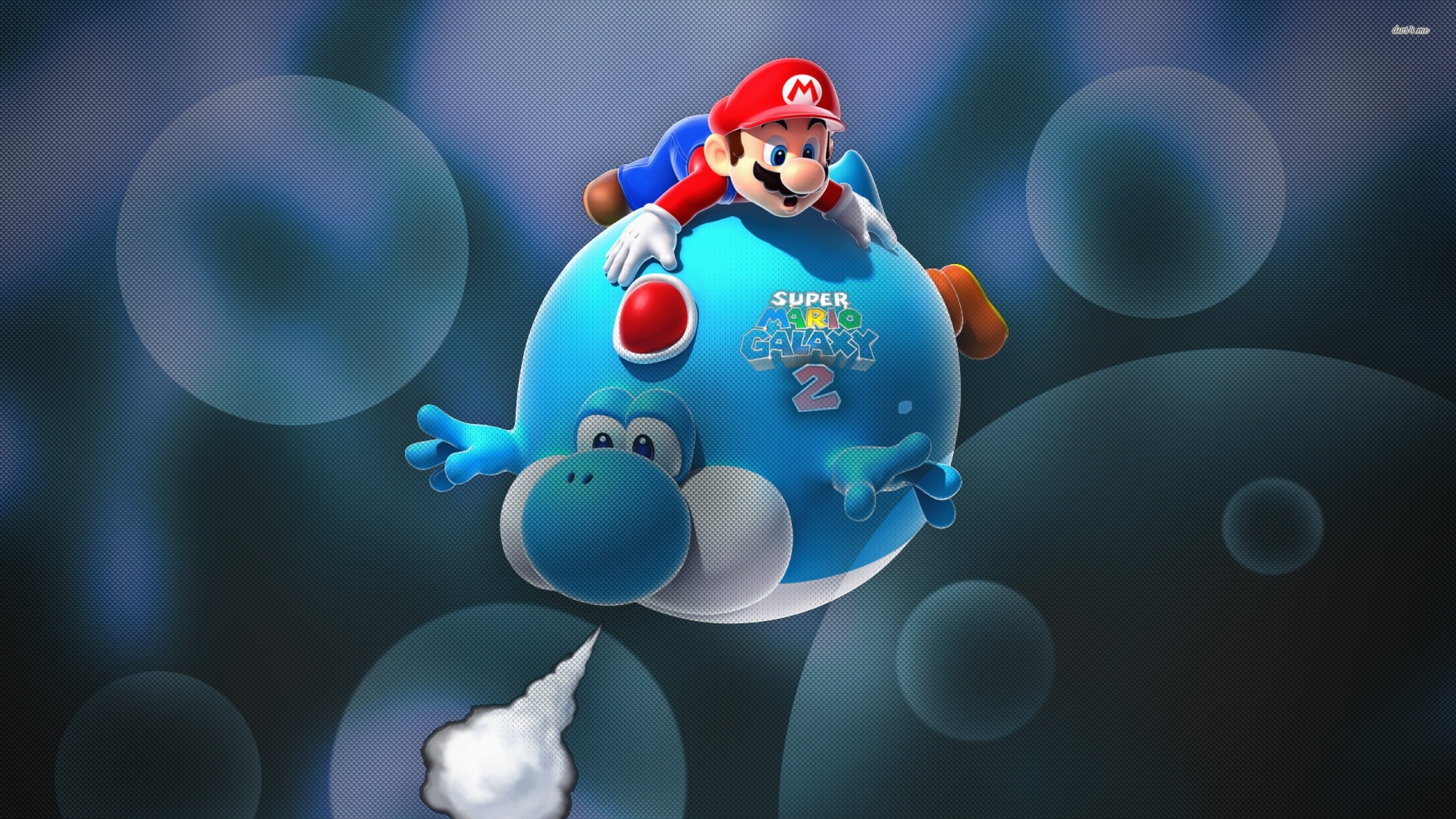 Wallpaper Kartun - Super Mario Galaxy 2 Yoshi Power Ups , HD Wallpaper & Backgrounds
