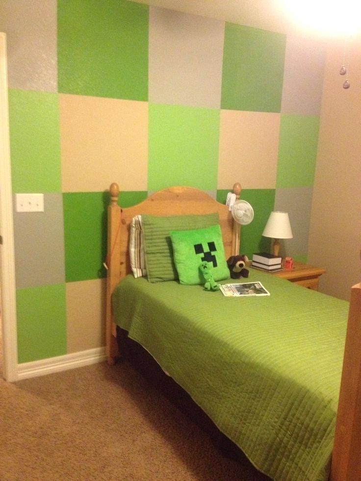 Kids Bedroom Boys Minecraft Room Decorations Good Living - Minecraft Bedrooms For Boys , HD Wallpaper & Backgrounds