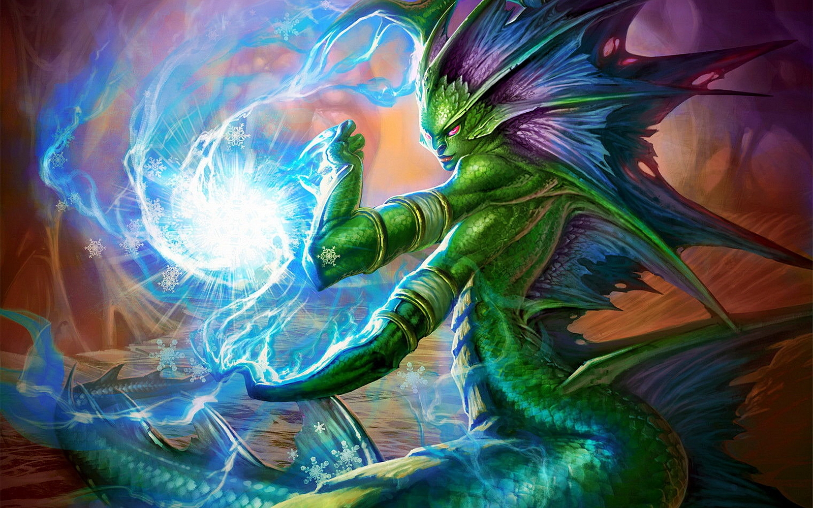 Naga Sea Witch World Of Warcraft Wallpaper - Hearthstone Naga Sea Witch , HD Wallpaper & Backgrounds