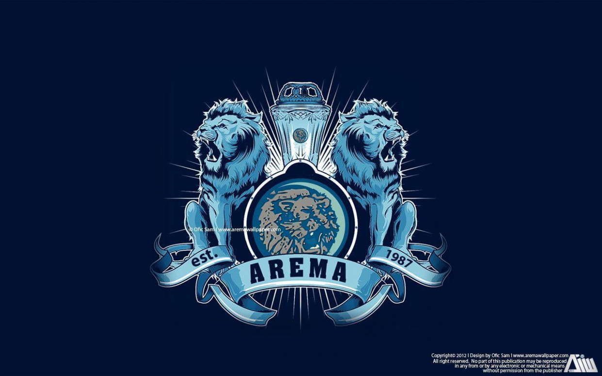 Download Wallpaper Arema Terbaru - Logo Arema Cronus 2014 , HD Wallpaper & Backgrounds