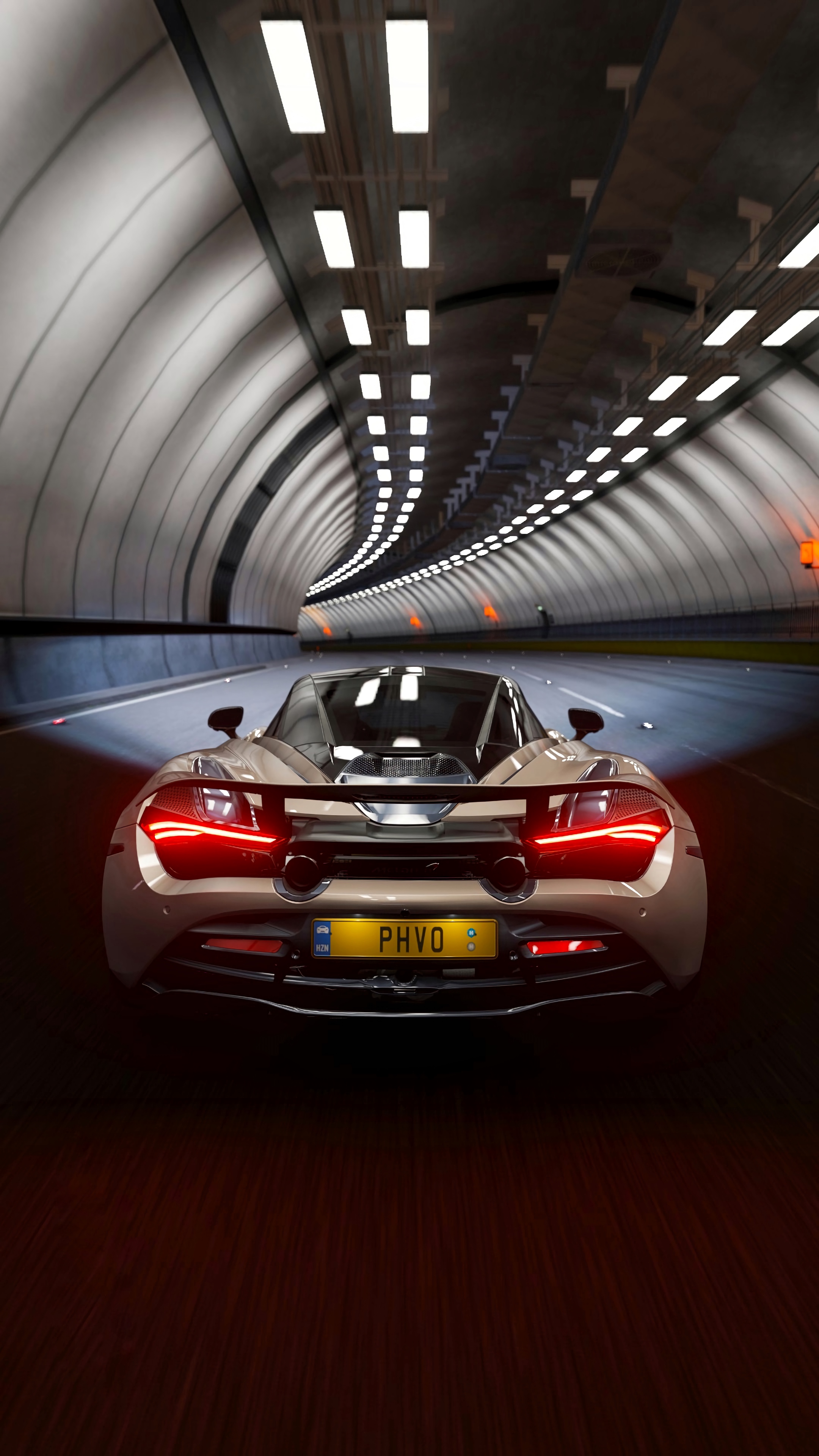 Wallpaper Mclaren 720s, Mclaren, Car, Sports Car, Tunnel - Mclaren 720s Background Iphone , HD Wallpaper & Backgrounds