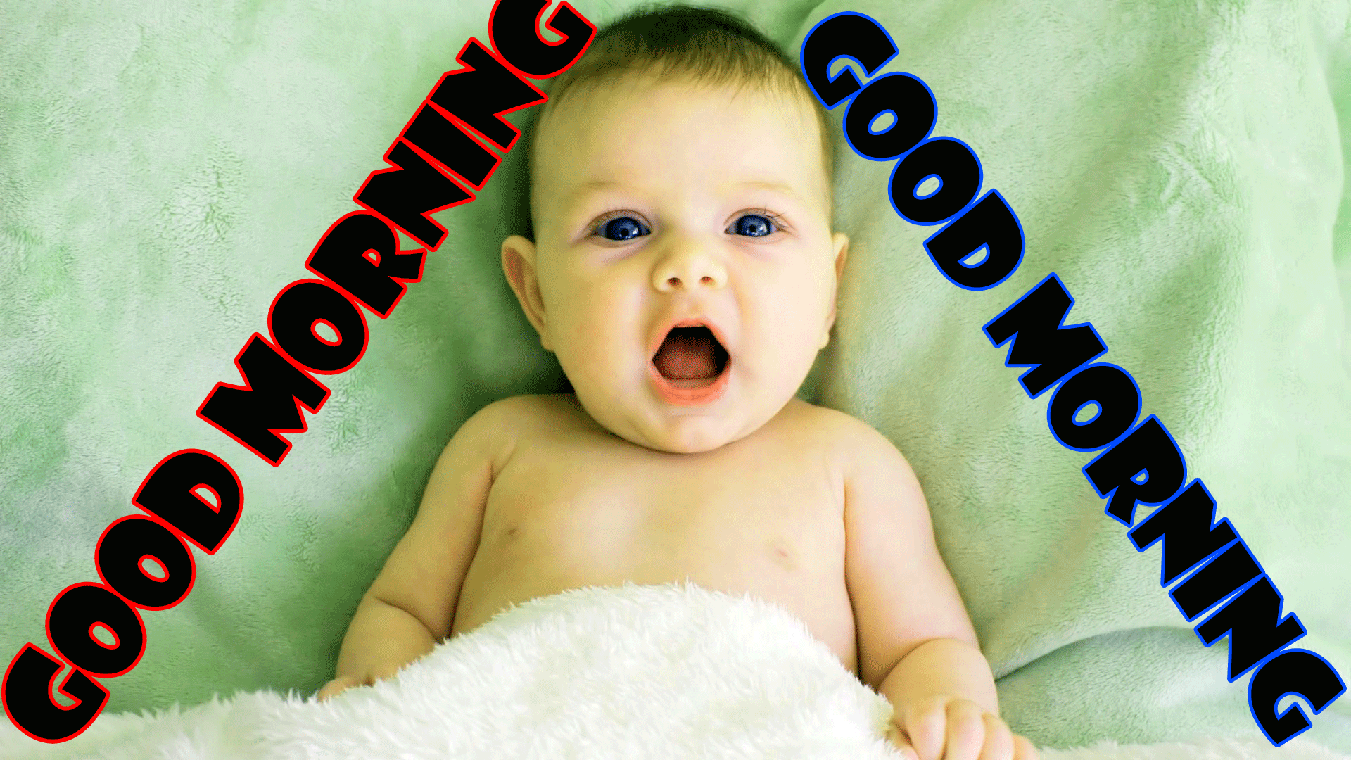 Cute Baby Good Morning Wallpaper Pictures Images Download , HD Wallpaper & Backgrounds