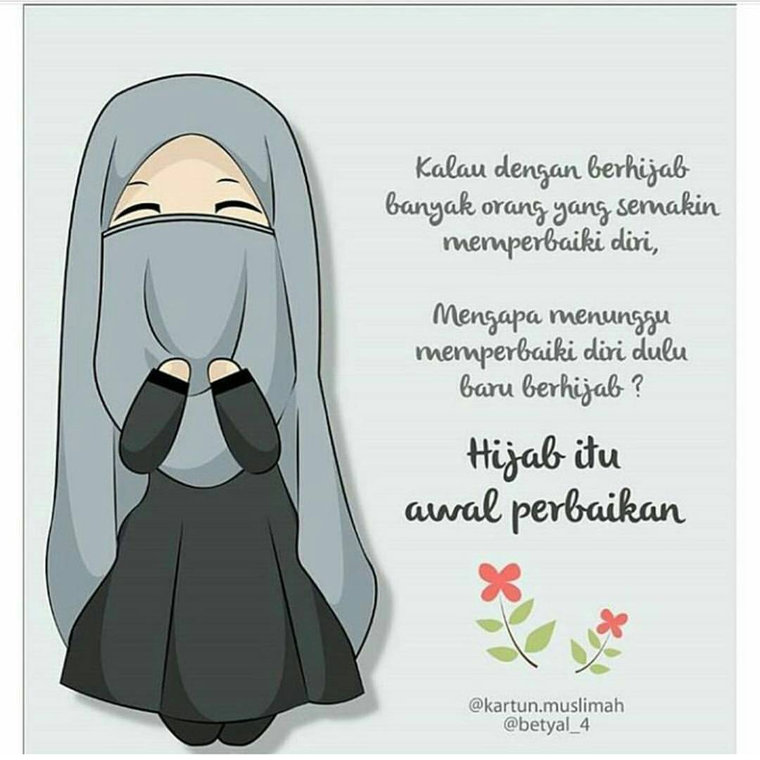 Gambar Kartun Hijab Terbaru Ideku Unik