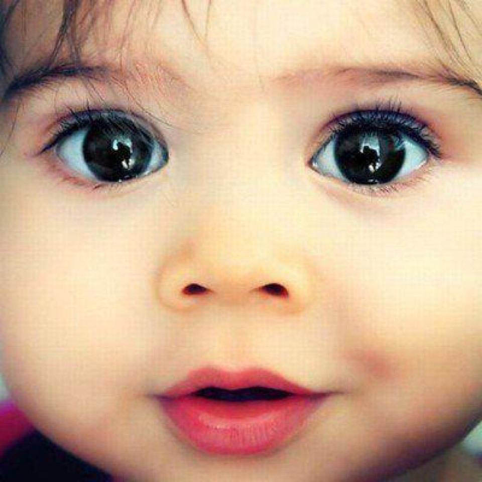 Cute - Baby Girl Eyes , HD Wallpaper & Backgrounds