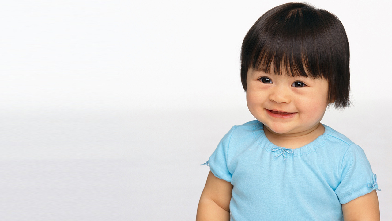 Smiling Baby - Baby Wallpapers For Desktop , HD Wallpaper & Backgrounds