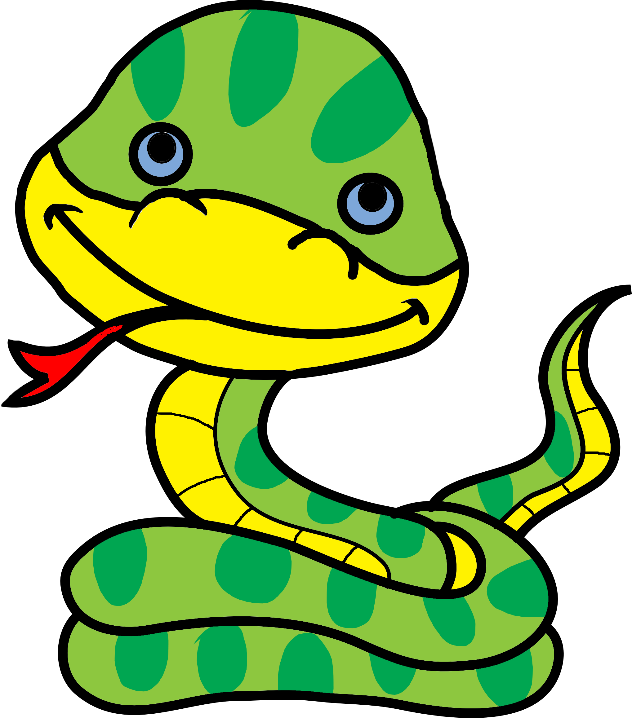 Gambar Kartun Lucu Keren Gambar Kartun Ular Cobra