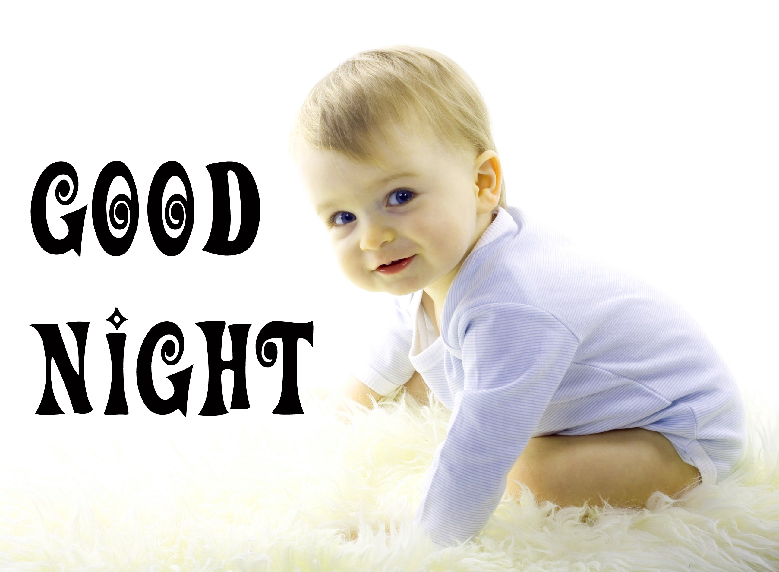 Cute Baby Good Night Images Wallpaper Pic Download - Infant , HD Wallpaper & Backgrounds