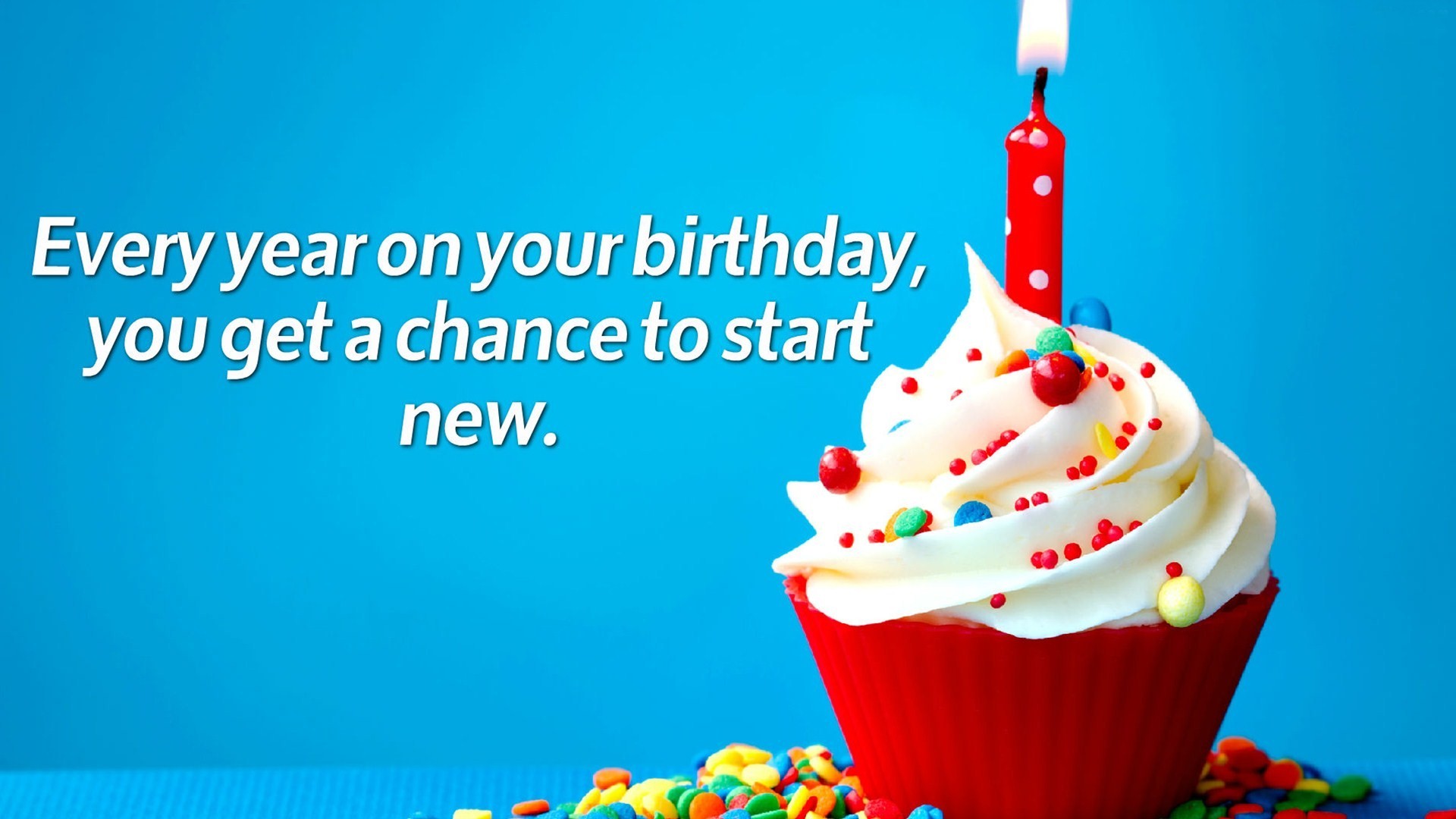 Start New On Your Birthday Quotes Wallpaper - Happy Birthday To You Google , HD Wallpaper & Backgrounds