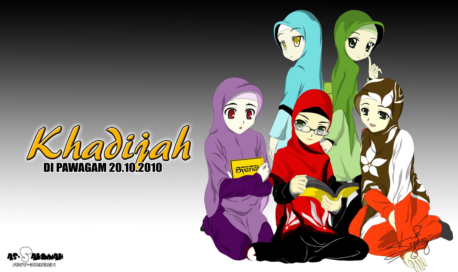 Http - //2 - Bp - Blogspot - Images Wallpaper Wallpaper - Kartun Muslimah , HD Wallpaper & Backgrounds