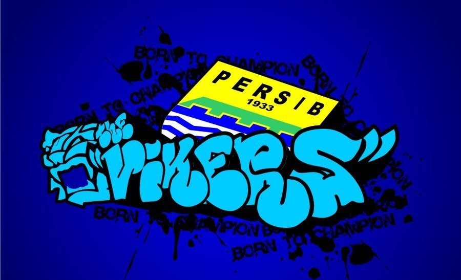 Dp Bbm Grafiti Persib Keren - Grafiti Persib , HD Wallpaper & Backgrounds