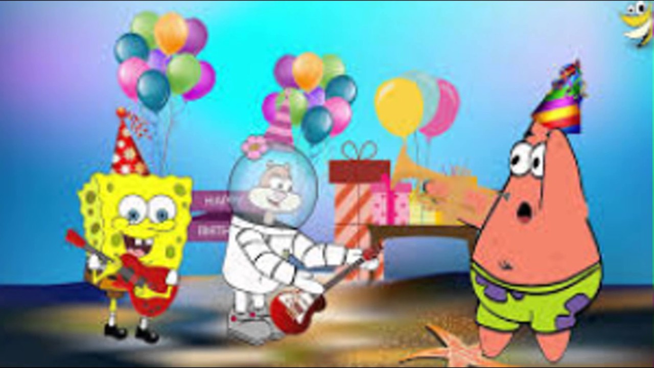 Spongebob Birthday Wallpaper Hd - Spongebob Wallpaper Birthday Hd , HD Wallpaper & Backgrounds