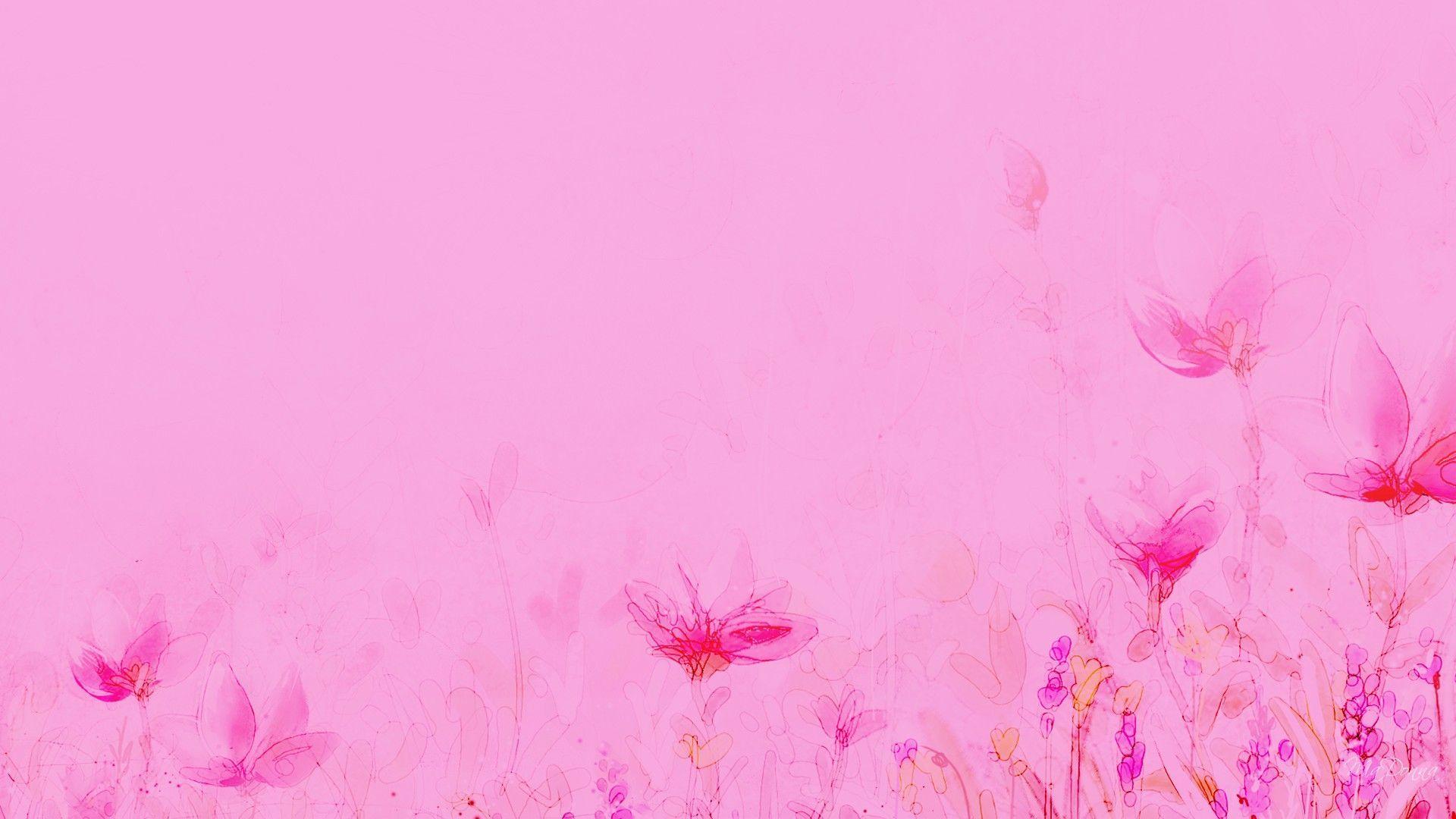 Wallpapers For > Light Pink Floral Wallpaper - Wallpaper , HD Wallpaper & Backgrounds