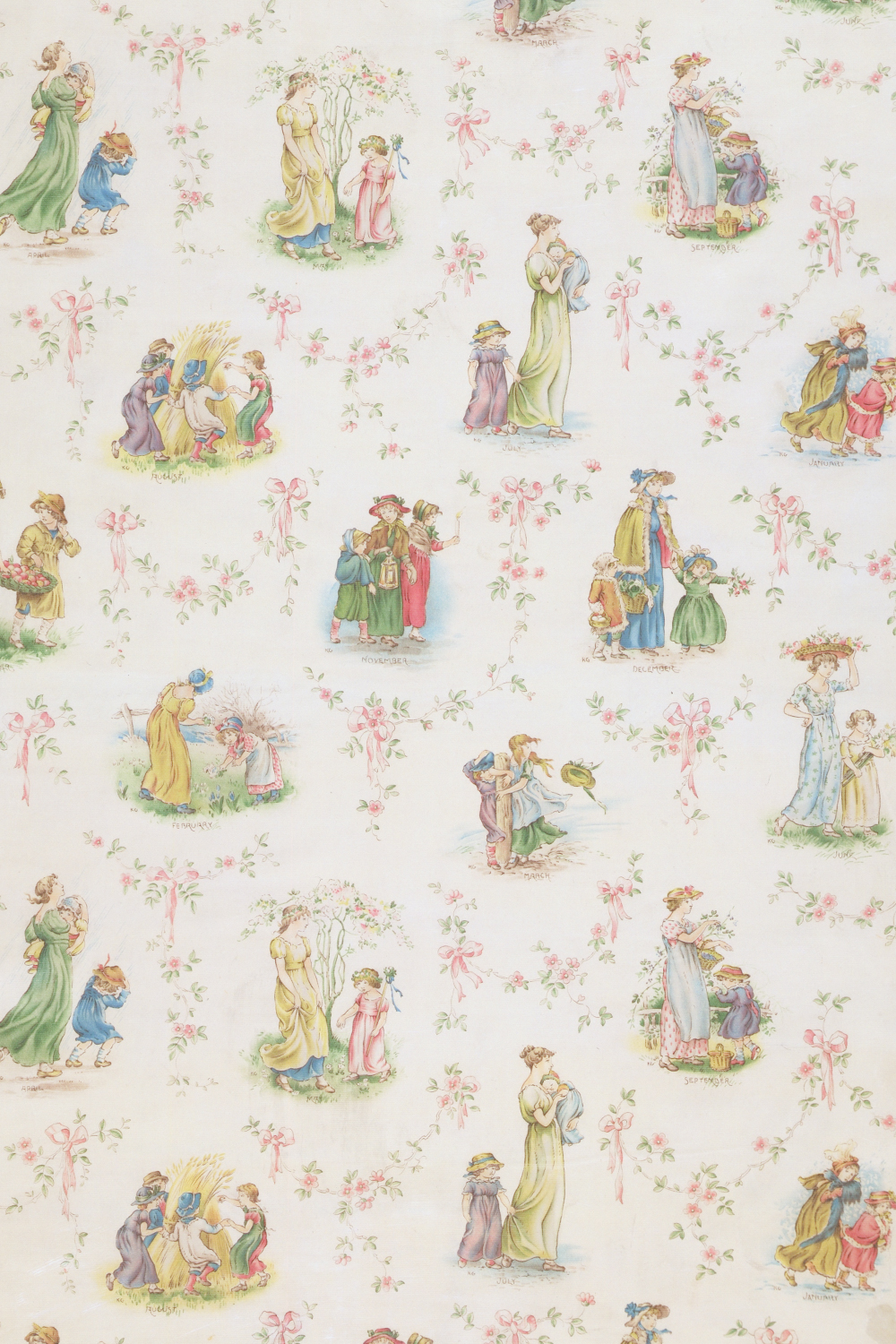 'the Months', Nursery Wallpaper, - Old Children , HD Wallpaper & Backgrounds