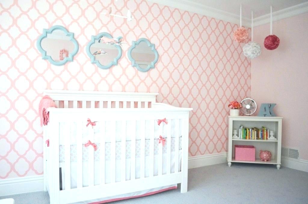 Baby Wallpaper Nursery Wallpapers For Baby Room Simple - Baby Girl Nursery , HD Wallpaper & Backgrounds
