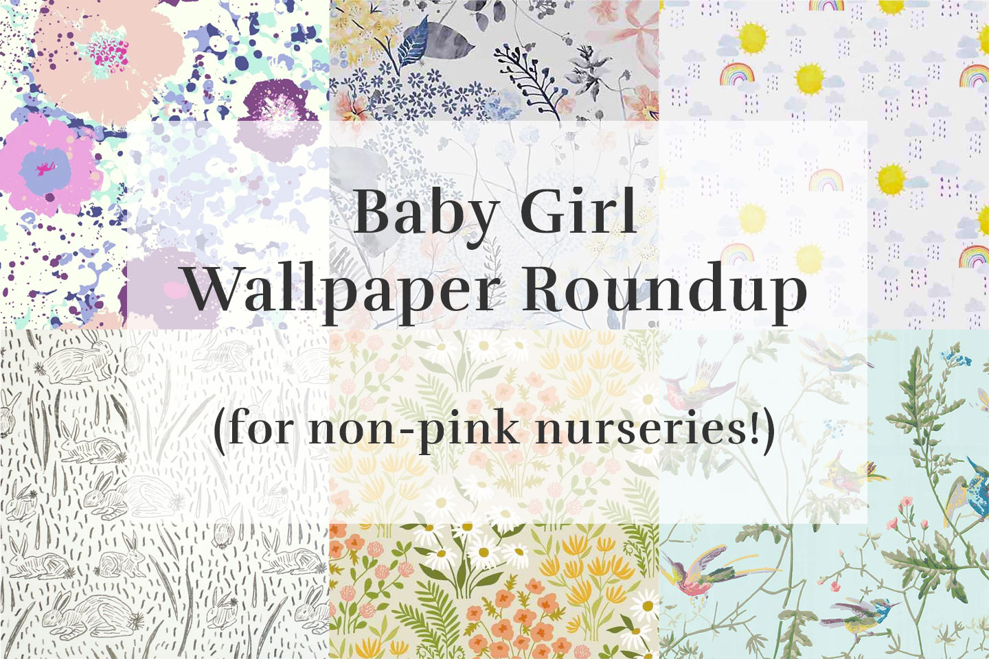 Baby Girl Nursery Wallpaper Ideas - Craft , HD Wallpaper & Backgrounds