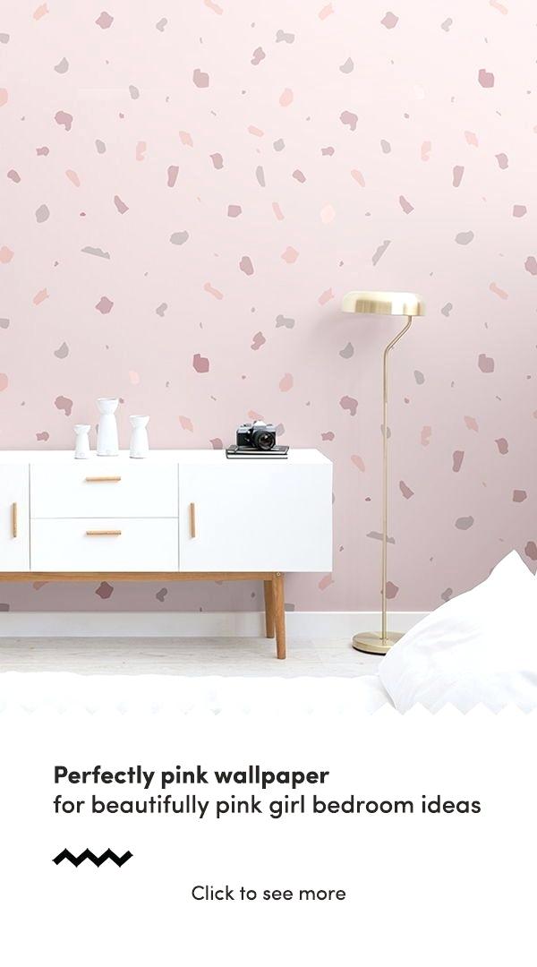 Baby Girl Nursery Removable Wallpaper Dusky Pink Terrazzo - Bedroom Wallpaper Ideas Pink , HD Wallpaper & Backgrounds