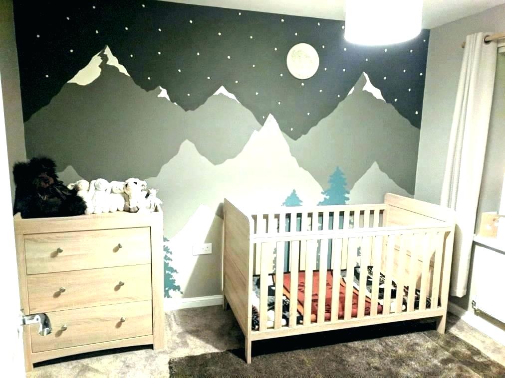 Woodland Themed Nursery Ideas Star Moon Nurseries My - Mountain Nursery Boy Ideas , HD Wallpaper & Backgrounds