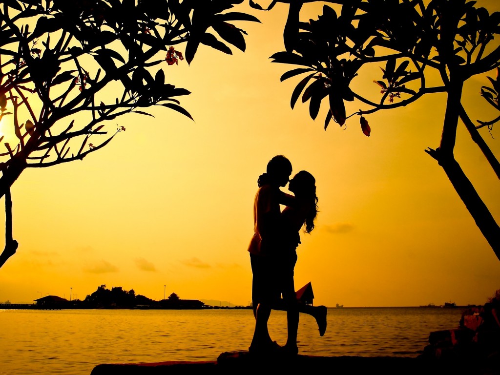 Love Couple Wallpaper Hd For Mobile - Vacation With Your Love Quotes , HD Wallpaper & Backgrounds