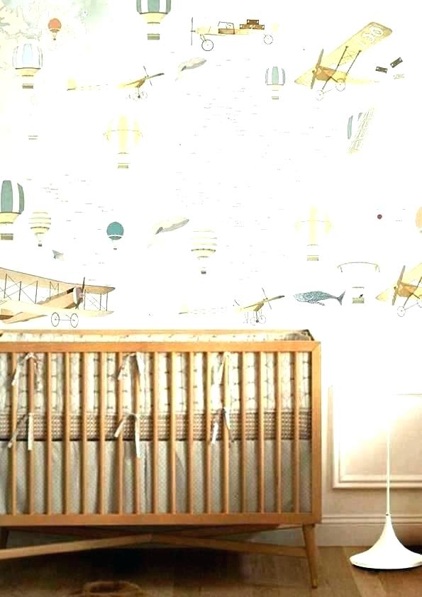 Baby Girl Nursery Wallpaper Removable For Boy Next - Boy Nursery , HD Wallpaper & Backgrounds