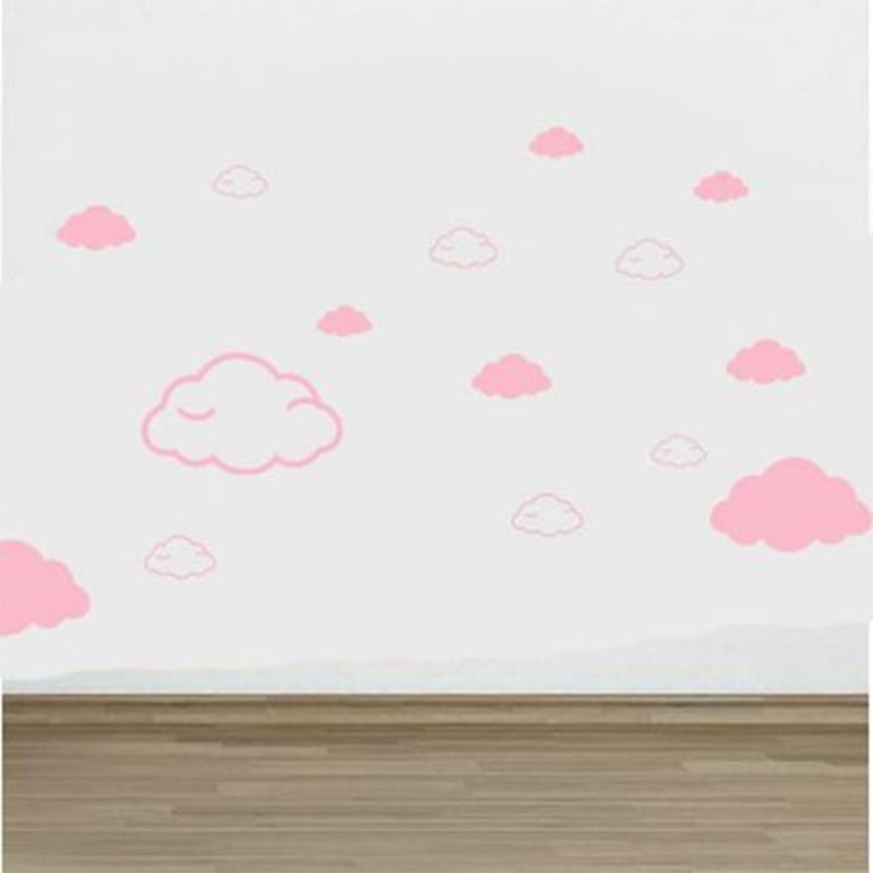 Clouds Wall Sticker Adesivo De Parede Home Decor Classroom - Wallpaper , HD Wallpaper & Backgrounds