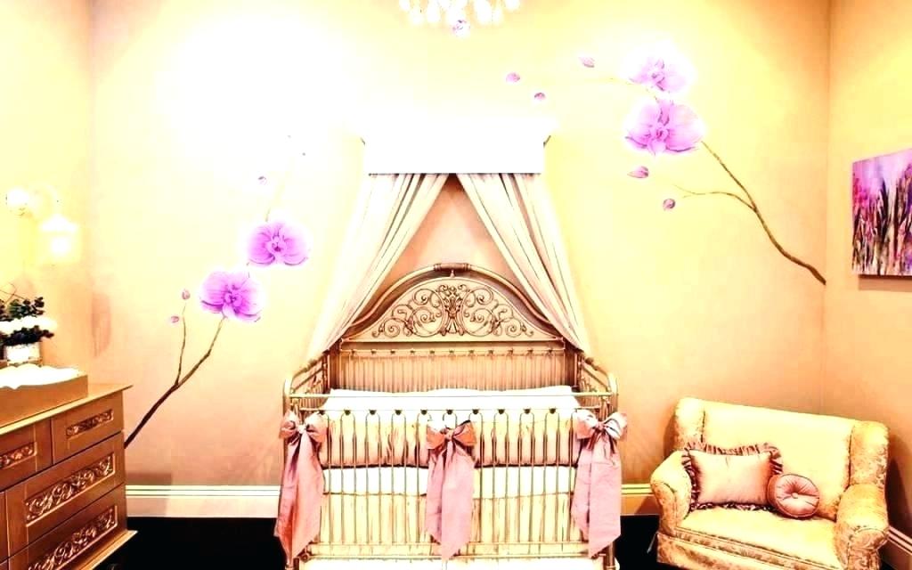 Baby Girl Room Wallpaper Baby Rooms Wallpaper Baby - Newborn Girl Bed Ideas , HD Wallpaper & Backgrounds