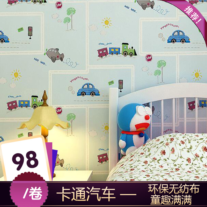 Boys Room Bedroom Cartoon Children's Room Wallpaper - Cartoon , HD Wallpaper & Backgrounds