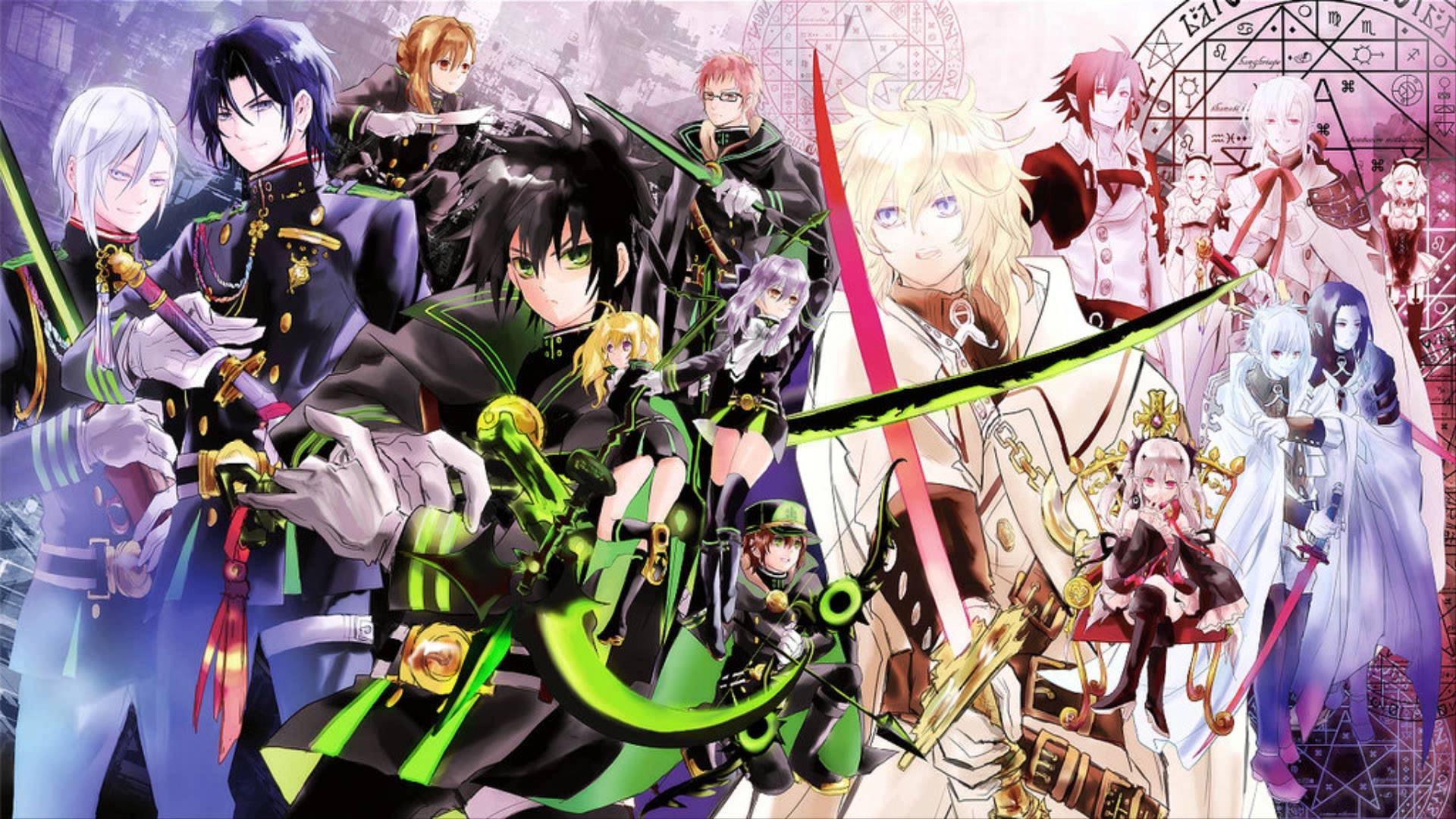 All The Main Characters Of Owari No Seraph, A Wallpaper - Seraph Of The End , HD Wallpaper & Backgrounds