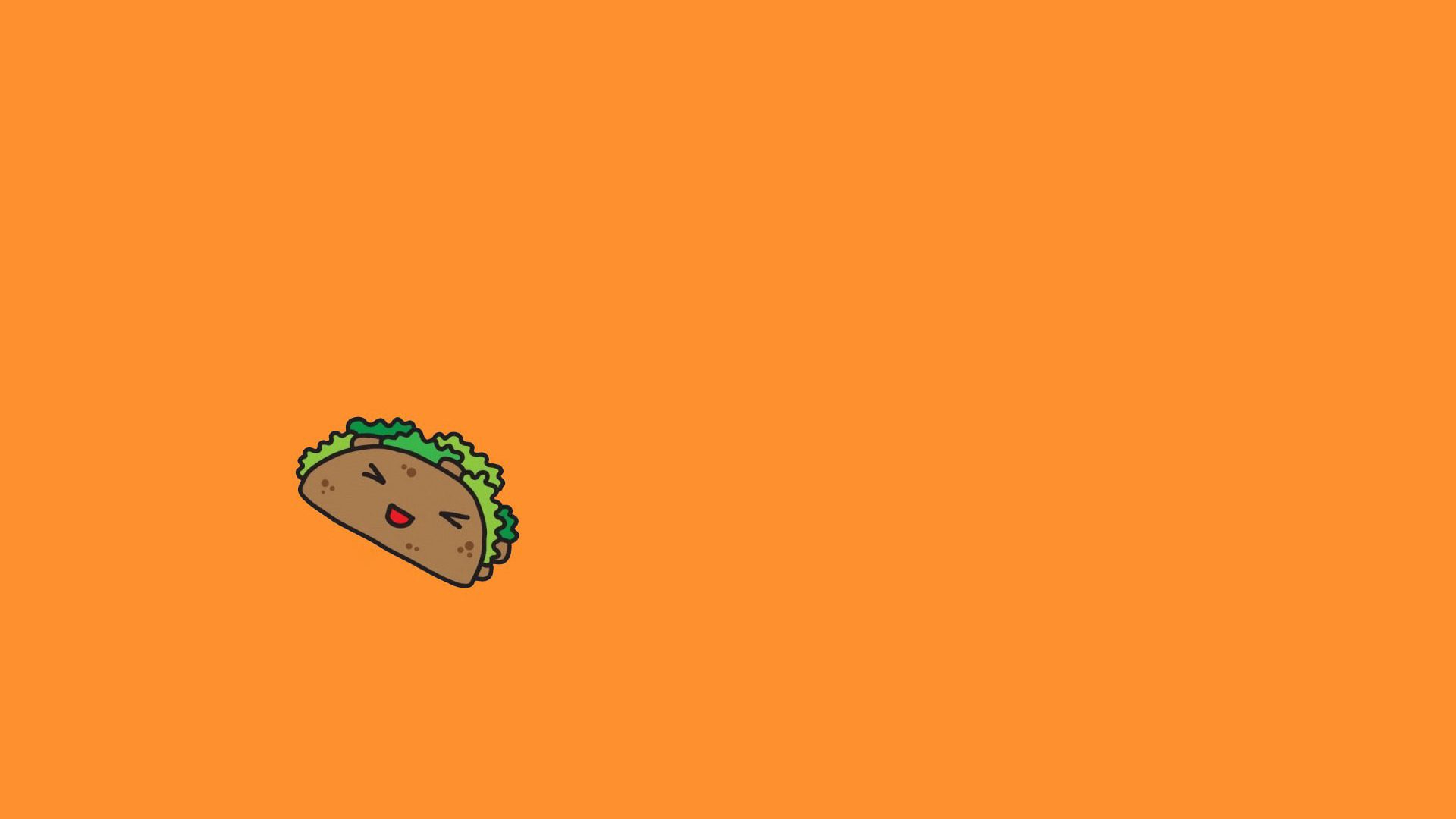 Happy Taco Hd Wallpaper Happy - Illustration , HD Wallpaper & Backgrounds