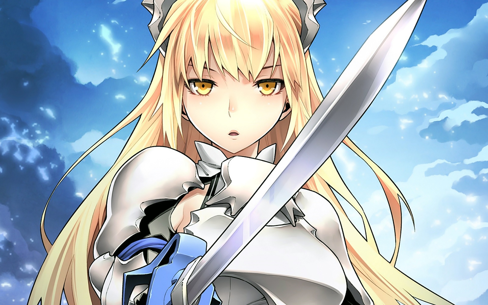 544kib, 1920x1200, Aiz Wallenstein Wallpaper Sword - Danmachi Wallpaper For Android , HD Wallpaper & Backgrounds