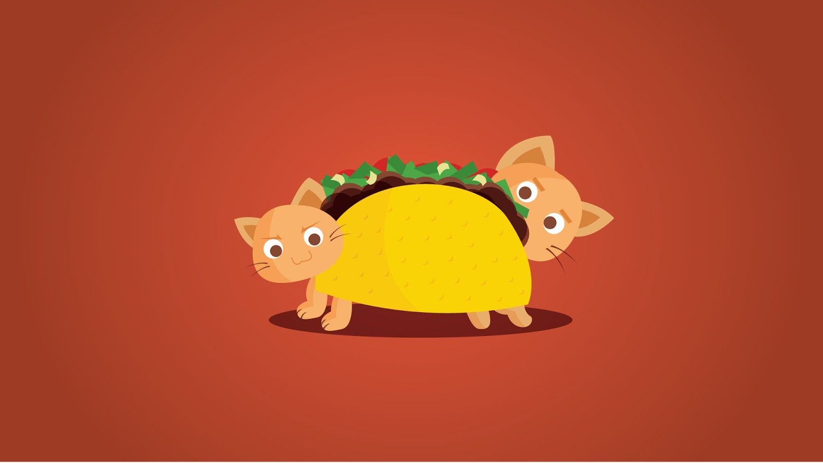 Cute Taco Wallpaper - Taco , HD Wallpaper & Backgrounds