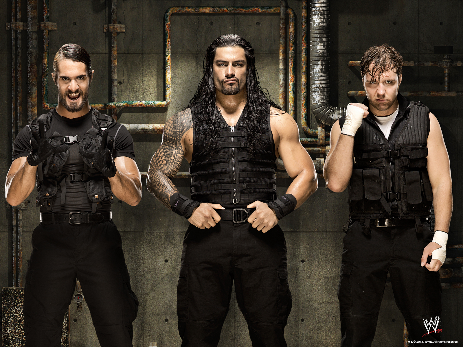 The Shield Achtergrond Possibly Containing A Green - Shields Wwe , HD Wallpaper & Backgrounds