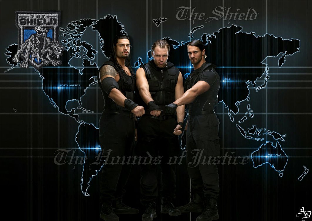 Shield Roman Dean Seth , HD Wallpaper & Backgrounds