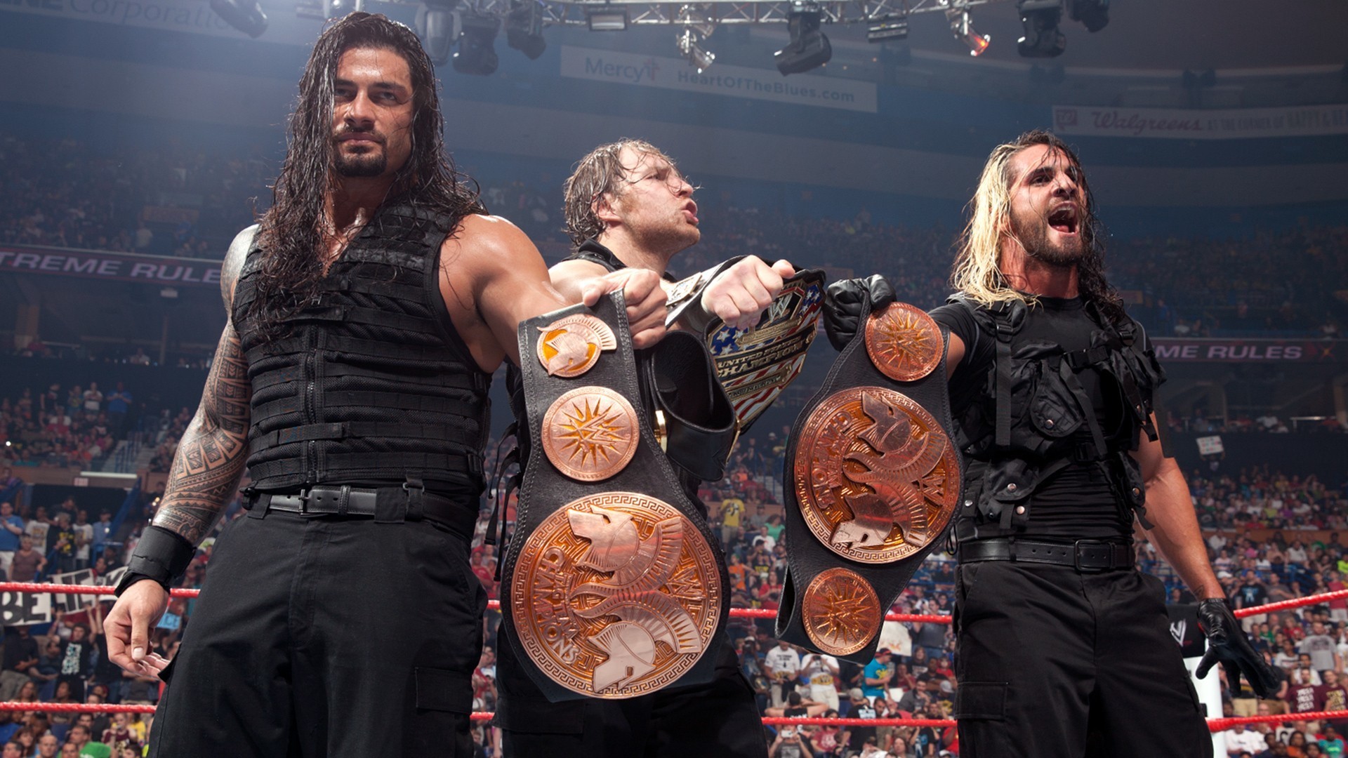 The Shield Hd Wallpaper - Wwe Shield Images Download , HD Wallpaper & Backgrounds