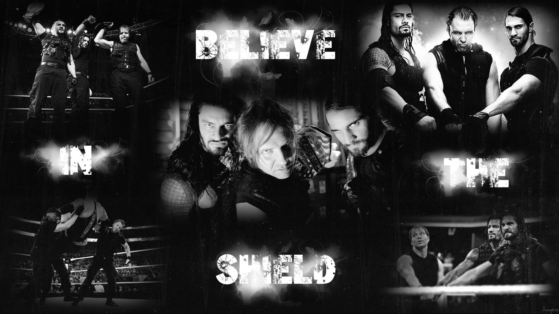 Believe In The Shield - Wwe Shield Logo Hd , HD Wallpaper & Backgrounds