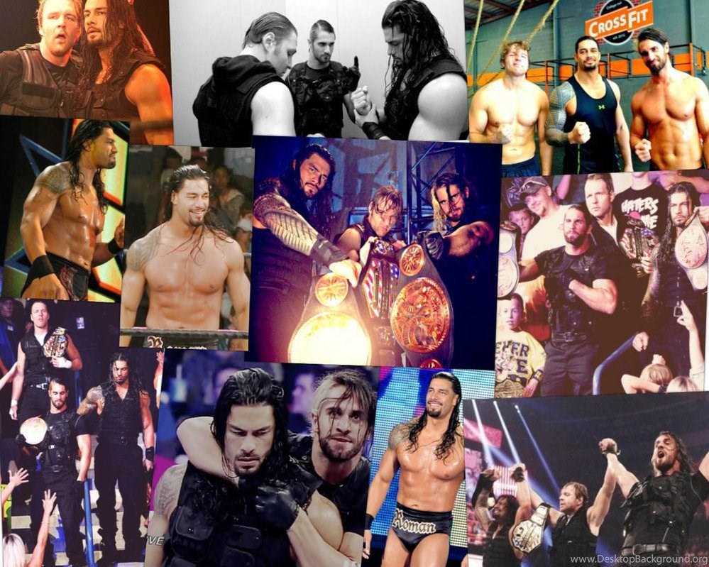 Wallpaper] The Shield Collage By B3a7ris On Deviantart - Wwe The Shield , HD Wallpaper & Backgrounds
