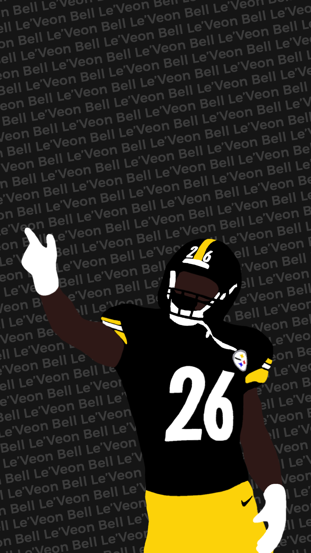 Le'veon Bell Wallpaper - Pittsburgh Steelers , HD Wallpaper & Backgrounds