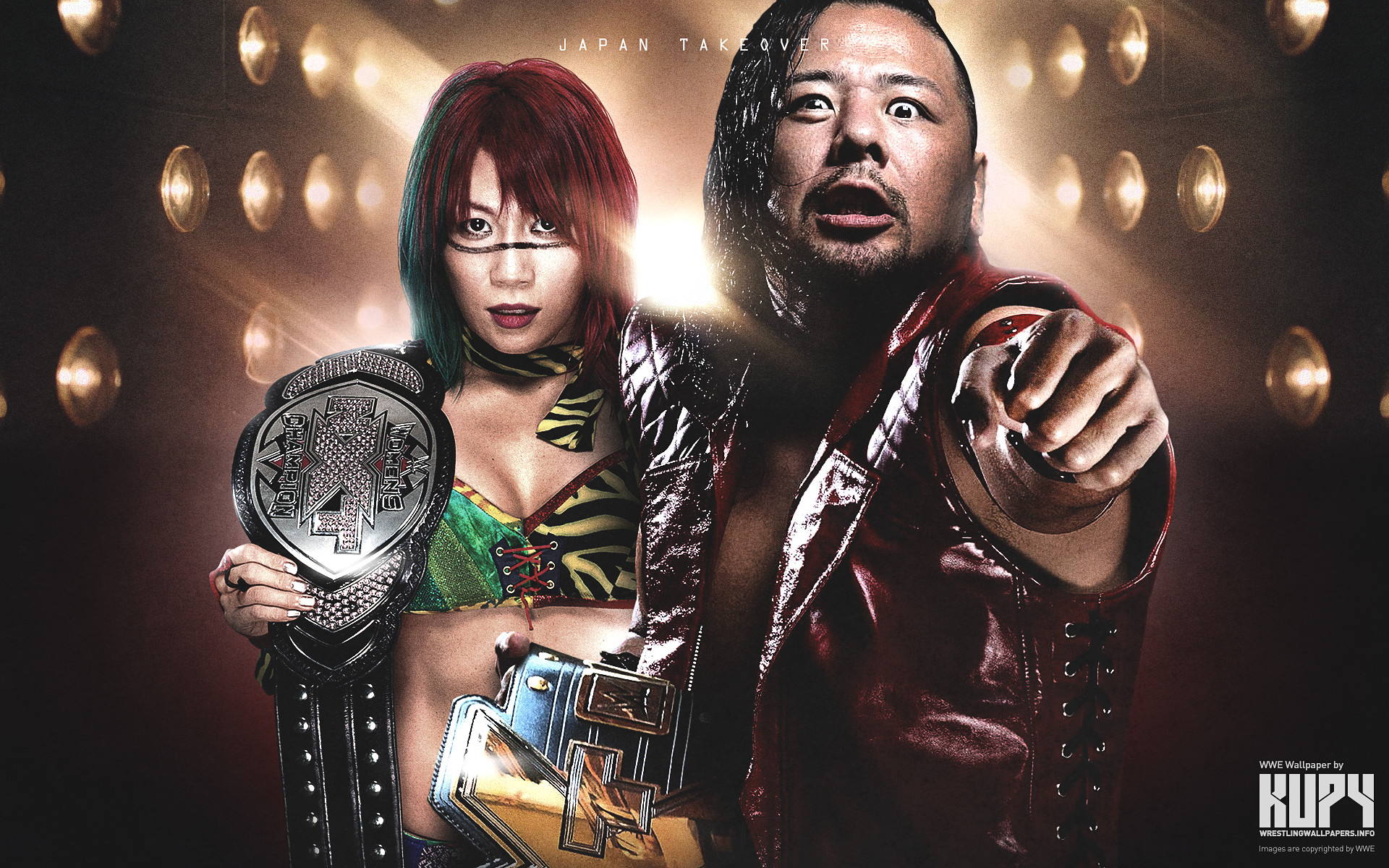 The Shield Wwe Photos - Asuka And Shinsuke Nakamura , HD Wallpaper & Backgrounds