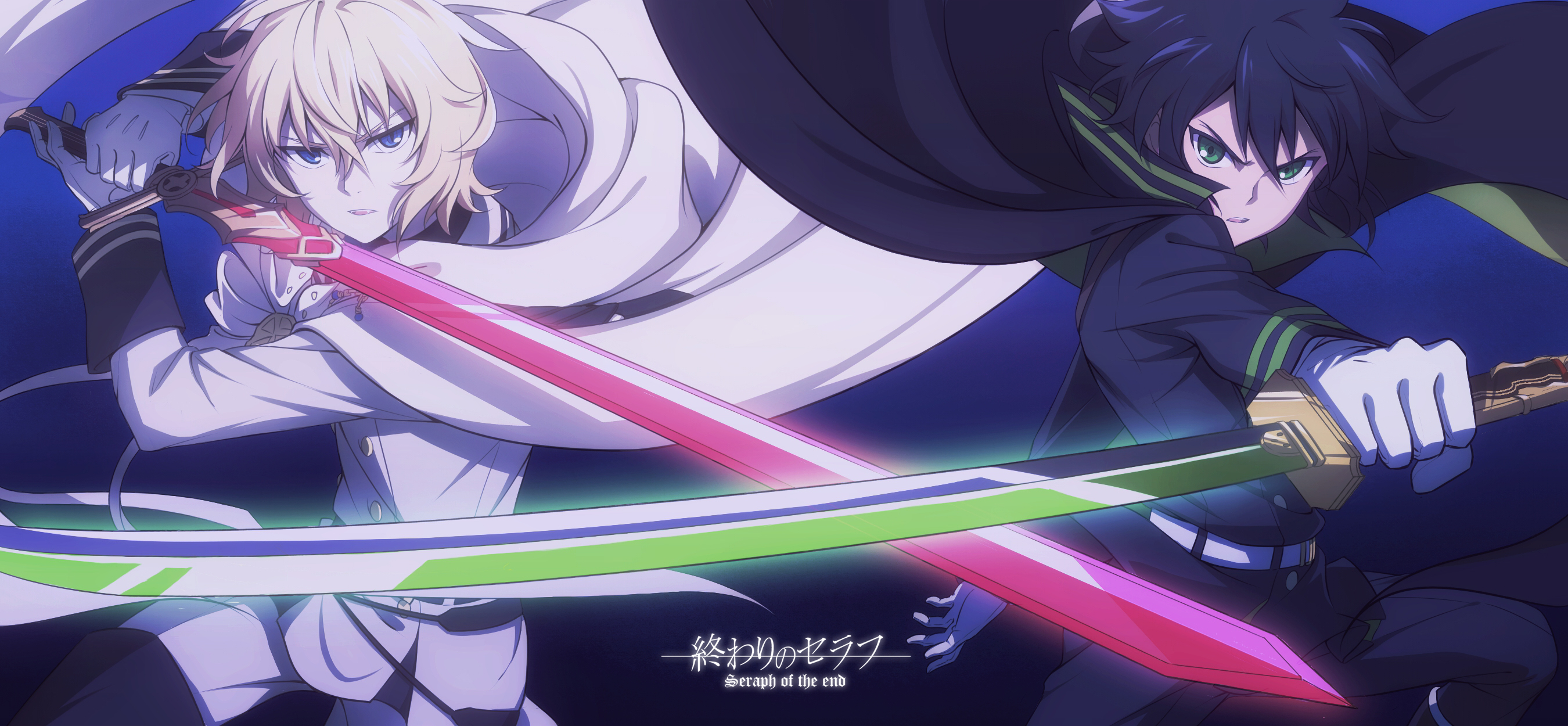 Seraph Of The End Hd Wallpaper - Owari No Seraph Hyakuya Sword , HD Wallpaper & Backgrounds