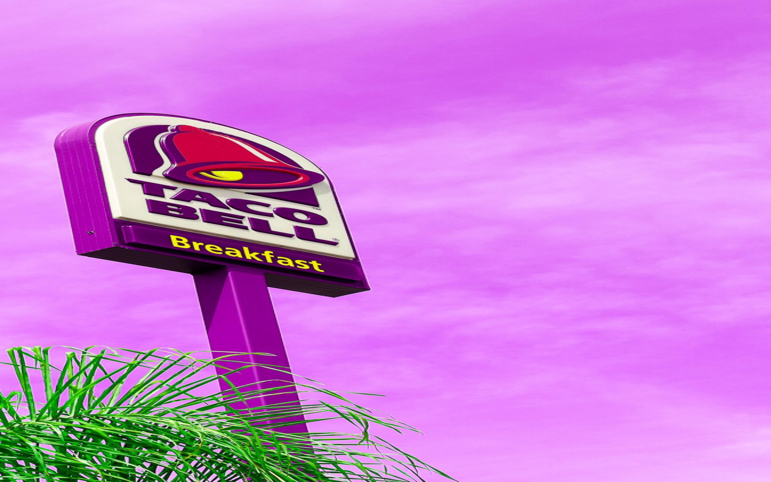 Taco Wallpapers - Taco Bell Sign Background , HD Wallpaper & Backgrounds