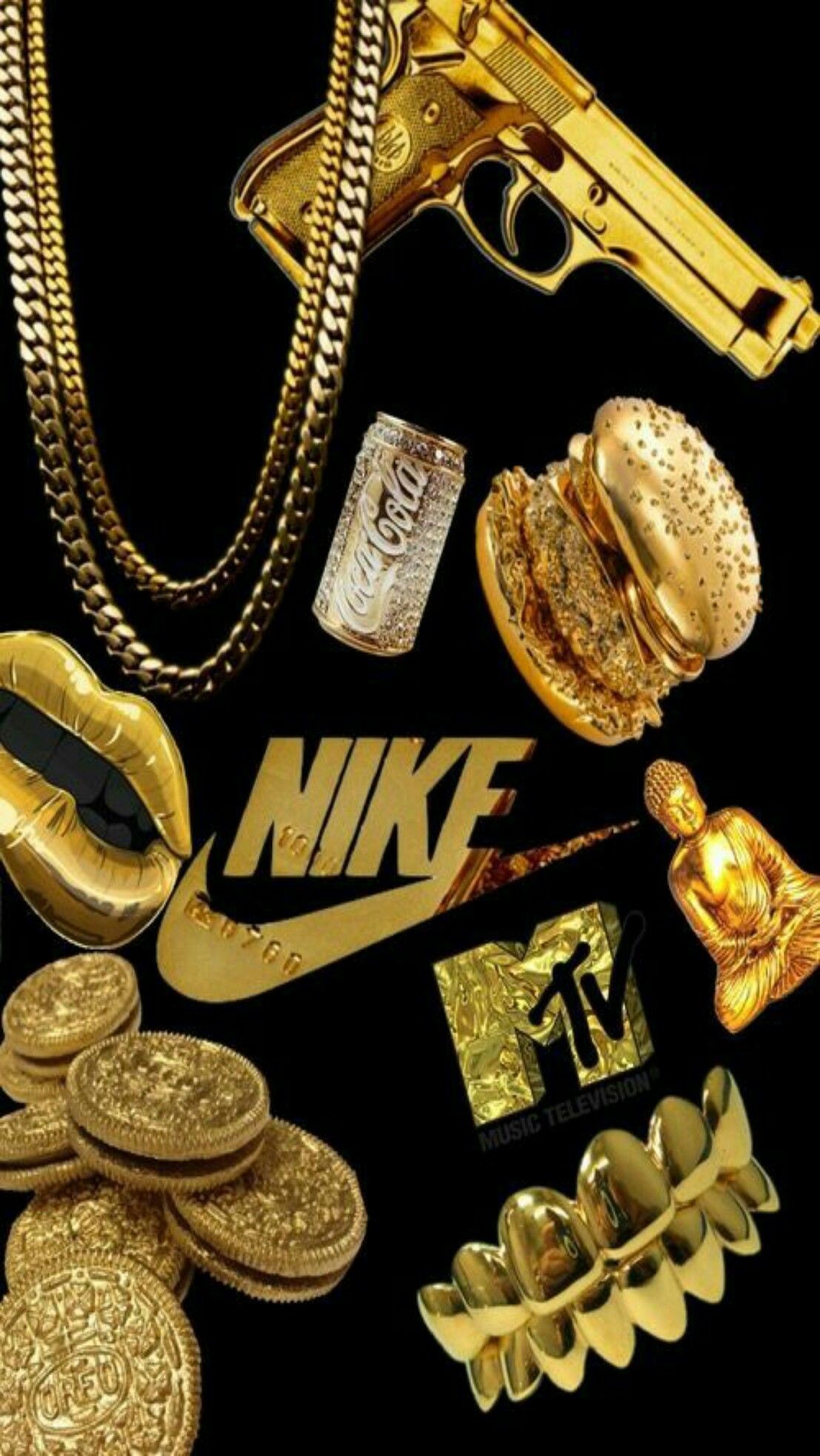 Nike Wallpaper Gold , HD Wallpaper & Backgrounds