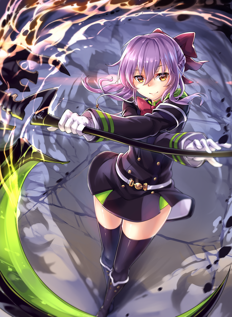 Anime,owari No Seraph,shinoa Hiiragi,deleted - Anime Seraph Of The End Shinoa , HD Wallpaper & Backgrounds