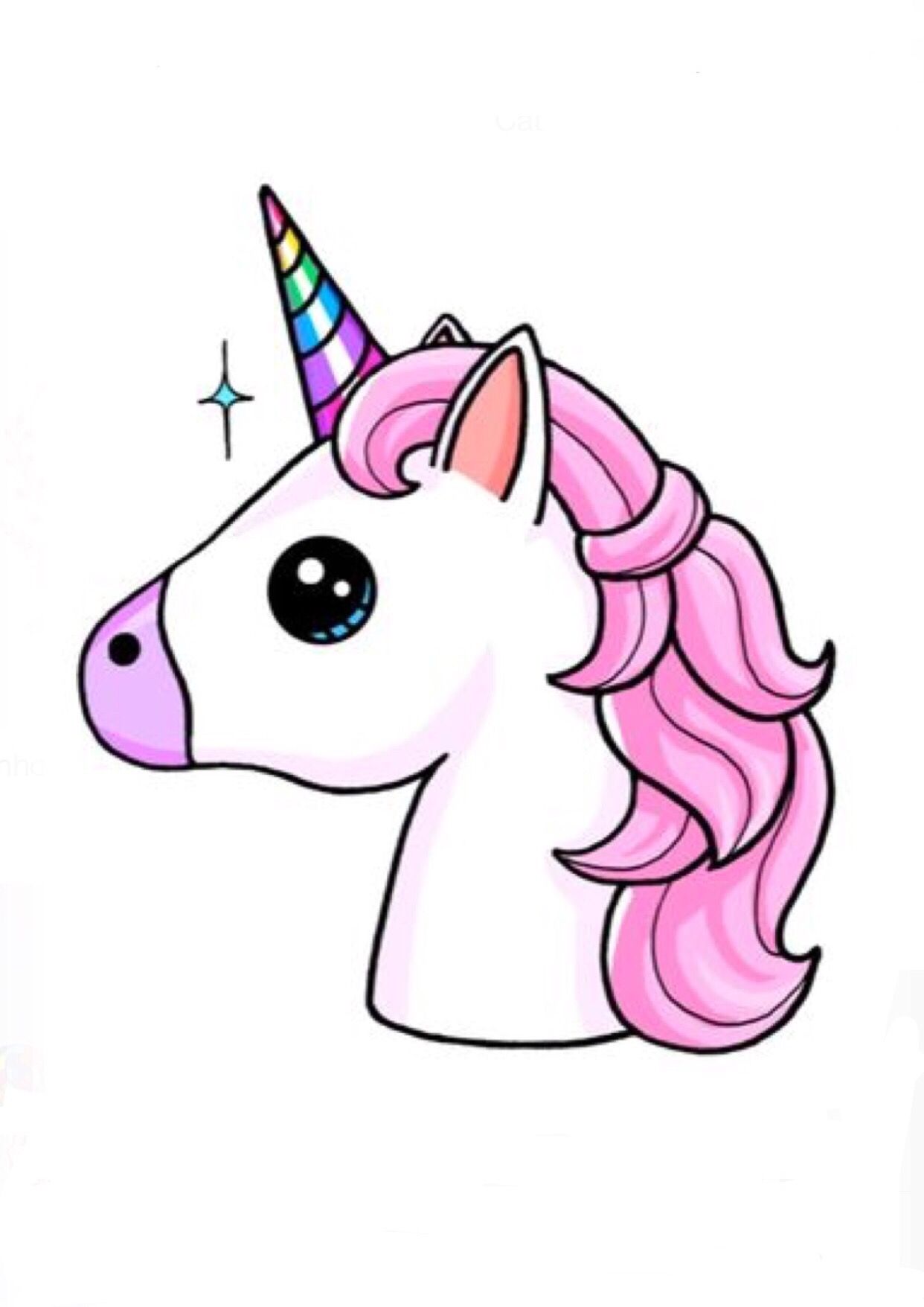 Cartoon Unicorn Wallpaper - Unicorn Emoji , HD Wallpaper & Backgrounds